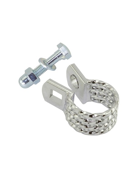 Lowrider Twisted Seatpost Clamp Outer Diameter 25.4mm 600 Chrome.